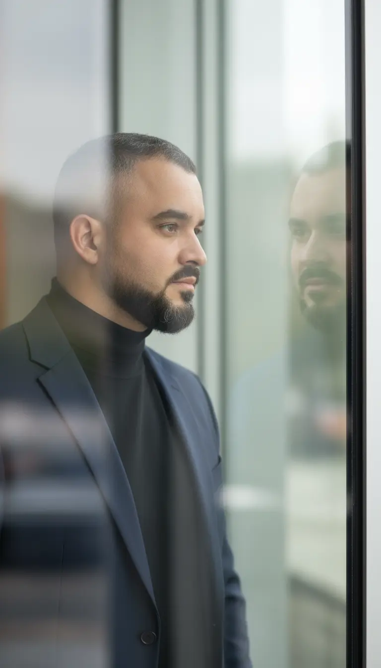 Empresário e seu Reflexo