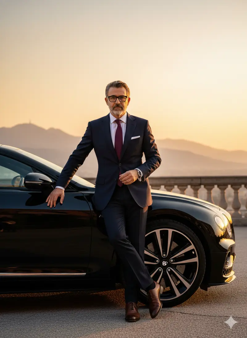 Fora do Carro por do sol