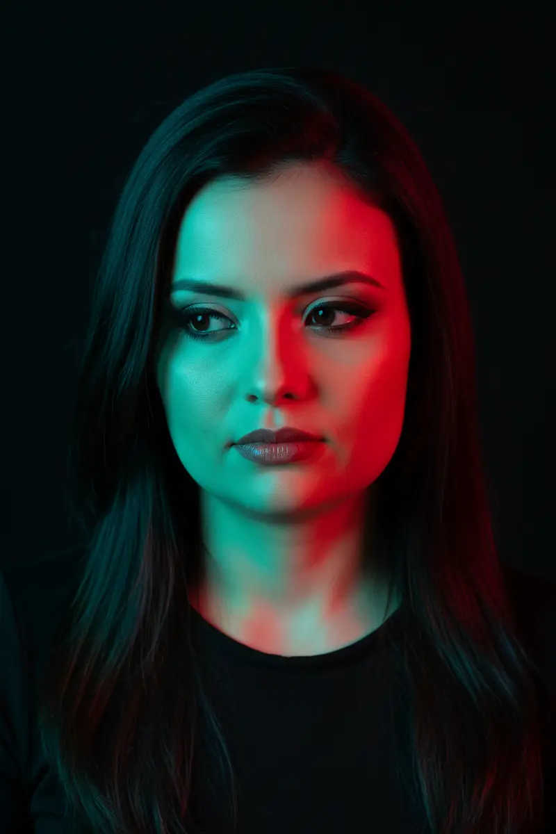Duo Tone Portrait